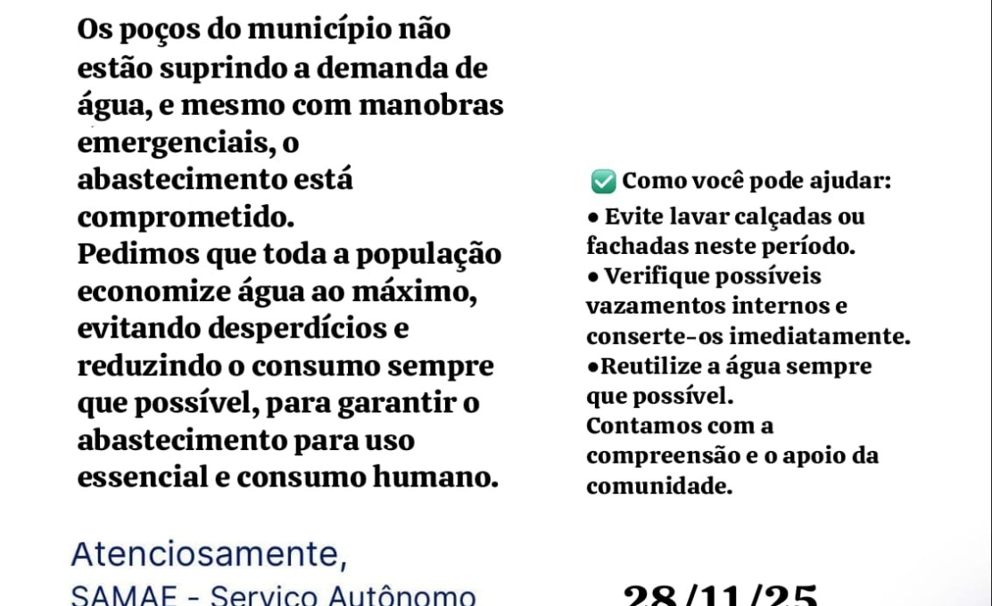 INFORMATIVO - SAMAE