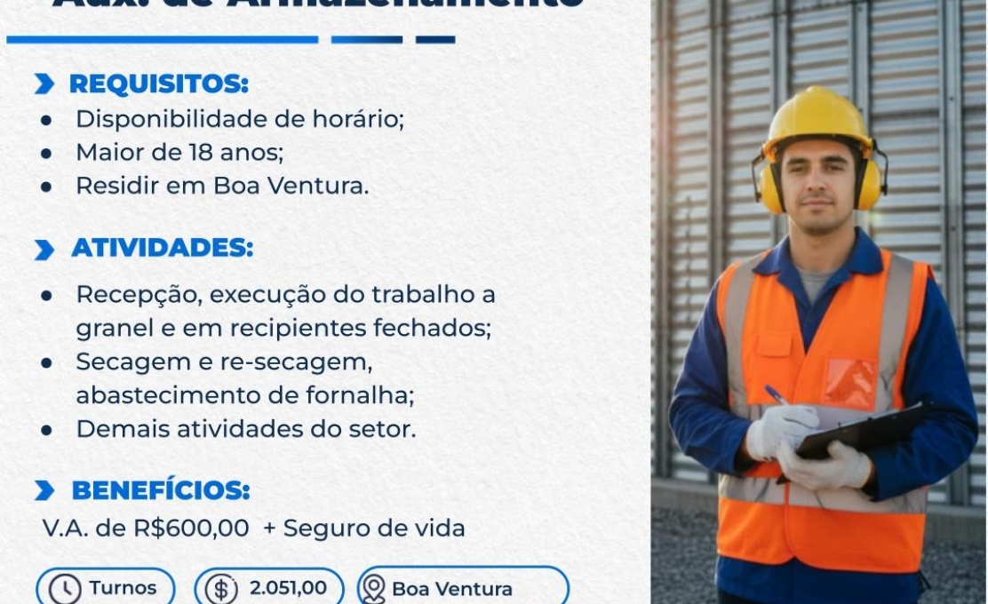 MUTIRÃO DE ENTREVISTAS BOA VENTURA - 12/02 