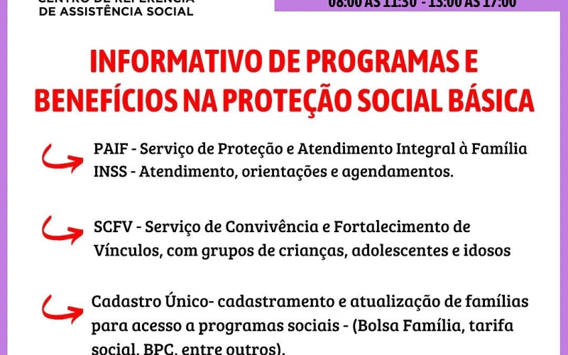 INFORMATIVO - CRAS