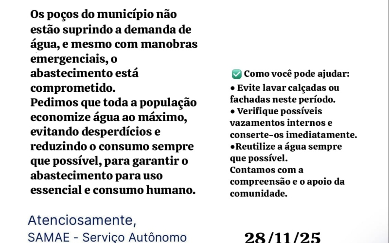 INFORMATIVO - SAMAE