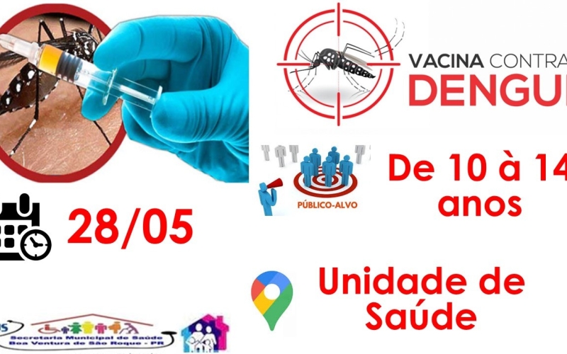 VACINAÇÃO CONTRA A DENGUE