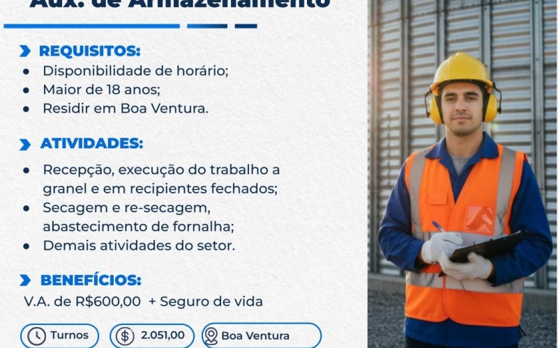 MUTIRÃO DE ENTREVISTAS BOA VENTURA - 12/02 